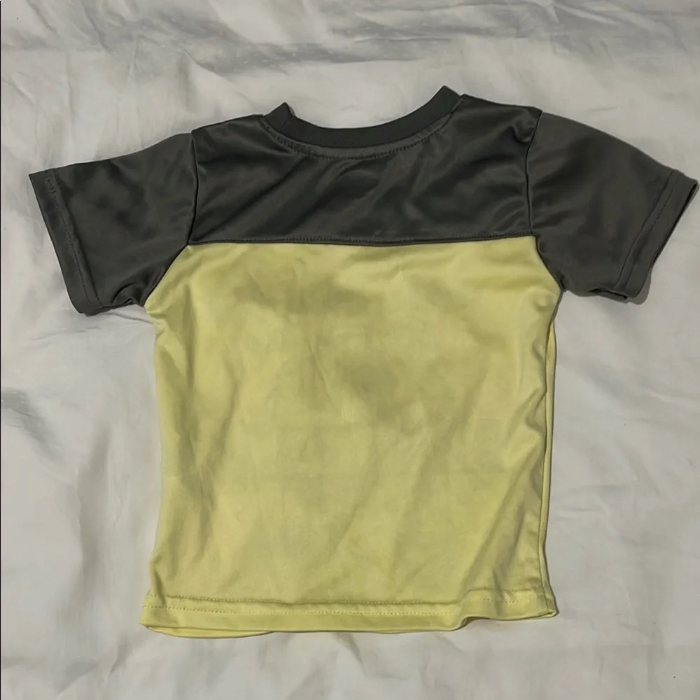 Batman Kids Swim Rashguard - Gray and Yellow